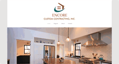 Desktop Screenshot of encorecustomcontracting.com