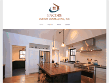 Tablet Screenshot of encorecustomcontracting.com